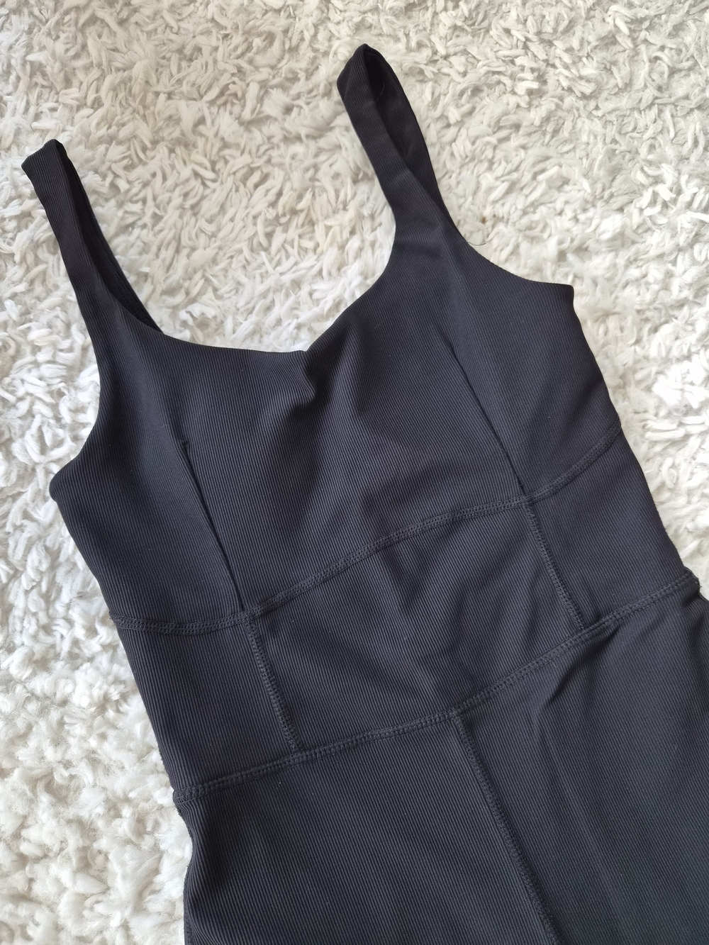 Black Sleeveless Flared Jumpsuit - Picture 3 of 15
